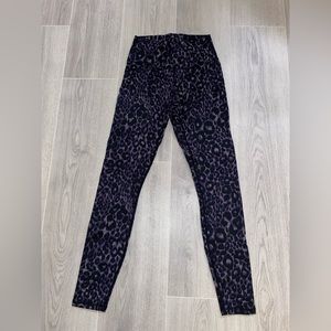 Fabletics purple leopard print leggings